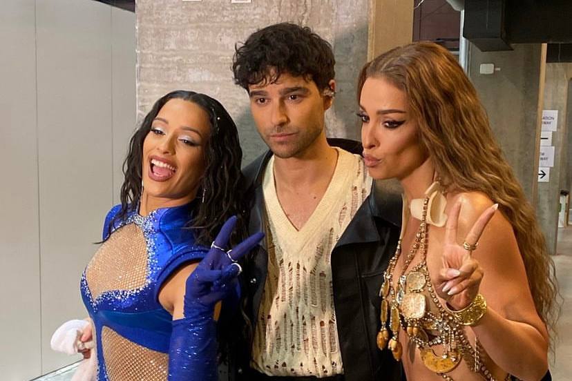 Eurovision 2024: Ο Eric Saade εμφανίστηκε με παλαιστινιακό keffiyeh ως ένδειξη αλληλεγγύης