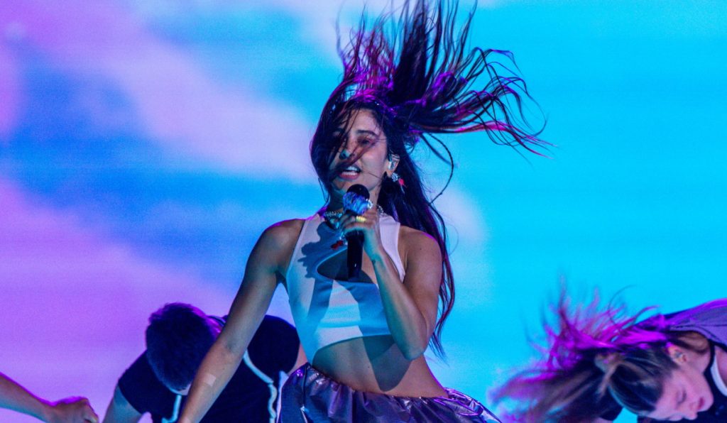 Eurovision 2024: Tα χασμουρητά της Μαρίνας Σάττι ενώ μιλούσε η εκπρόσωπος του Ισραήλ