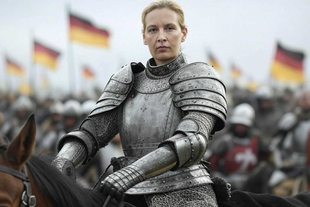 Αλίς Βάιντελ όπως Ιωάννα της Λωρραίνης; Φεμινισμός ή φασισμός, η Ζαν ντ’Αρκ είναι σύμβολο