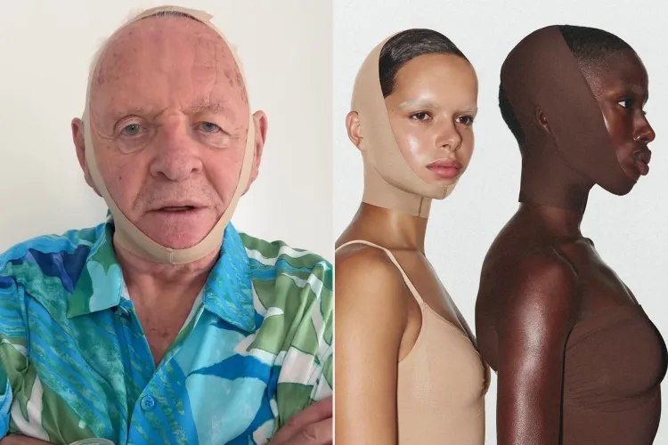 Ο Χάνιμπαλ Λέκτερ τρολάρει – Ο Άντονι Χόπκινς δοκιμάζει προϊόν της εταιρίας Καρντάσιαν που σμιλεύει το πρόσωπο