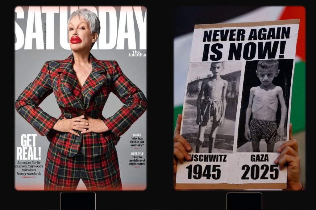 Όταν το Χόλιγουντ μιλάει με «δανεικά» λόγια: Η Τζέιμι Λι Κέρτις, η γενοκτονία και η Γάζα